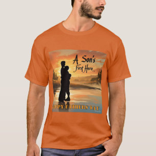 Der erste T - Shirt für HERO-Väter eines Sohnes