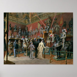 Der erste Waffenkammer-Raum der Ambraser Galerie Poster