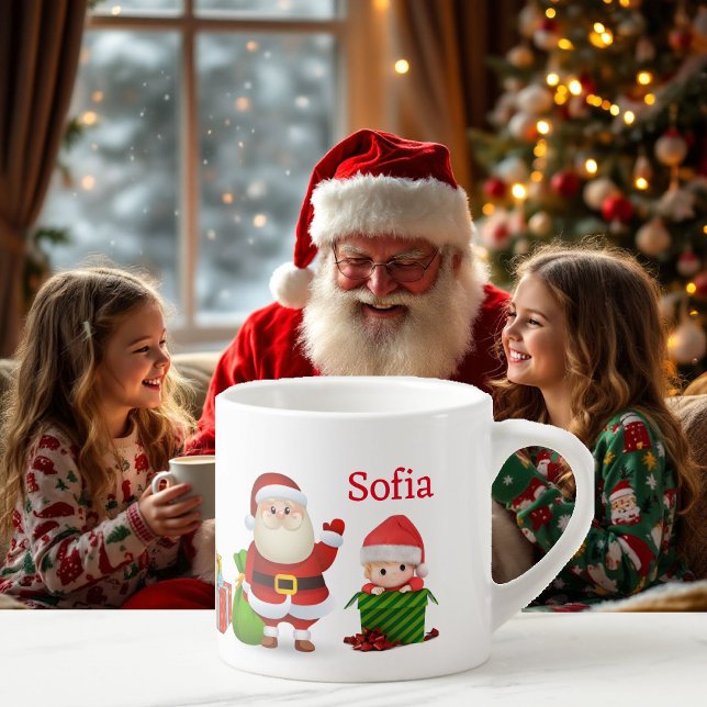 Der erste Weihnachtscup des Kindes heißt Santa and Espressotasse (Von Creator hochgeladen)