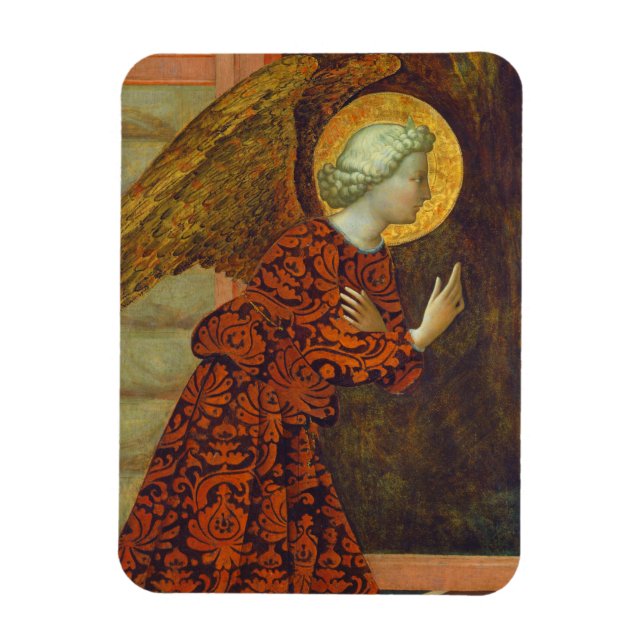 Der Erzengel Gabriel, c. 1430 (Tempera auf Panel) Magnet (Vertikal)