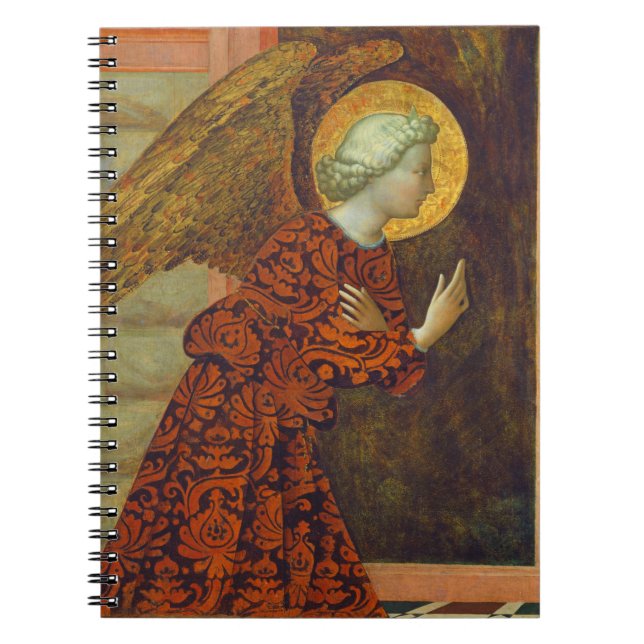 Der Erzengel Gabriel, C. 1430 (Tempera auf Platte) Notizblock (Vorderseite)