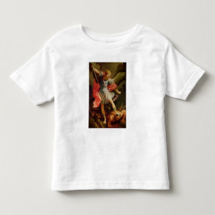 Der Erzengel Michael, der Satan besiegt Kleinkind T-shirt