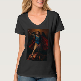 Der Erzengel Michael von Cavaliere d'Arpino T-Shirt