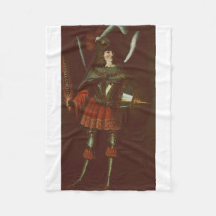 Der Erzengel Michael von Francisco de Zurbarán Fleecedecke