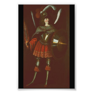 Der Erzengel Michael von Francisco de Zurbarán Fotodruck