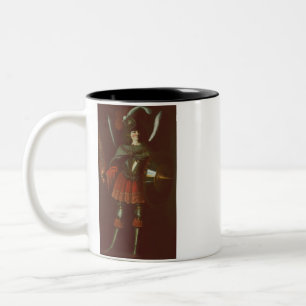 Der Erzengel Michael von Francisco de Zurbarán Zweifarbige Tasse