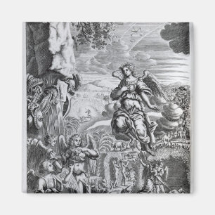 Der Erzengel Uriel informiert Gabriel Magnet