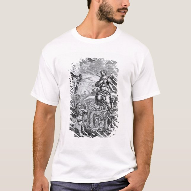 Der Erzengel Uriel informiert Gabriel T-Shirt (Vorderseite)