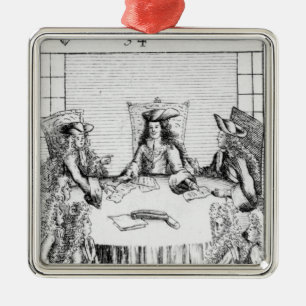Der Erzherzog von Österreich erklärte König von Silbernes Ornament