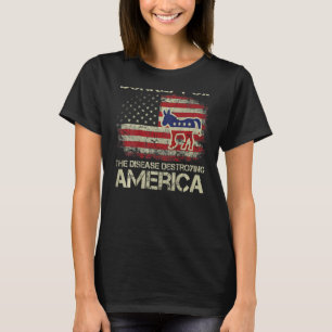 Der Esel befruchtet die Krankheit, die Amerika auf T-Shirt