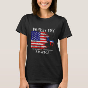 Der Esel pox die Krankheit, die die amerikanische T-Shirt