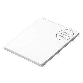 "Der Ethikkodex - 5 Grundprinzipien " Notizblock