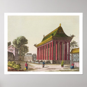 Der "Europäische Palast" in Yuen-Ming-Yuan, Illust Poster
