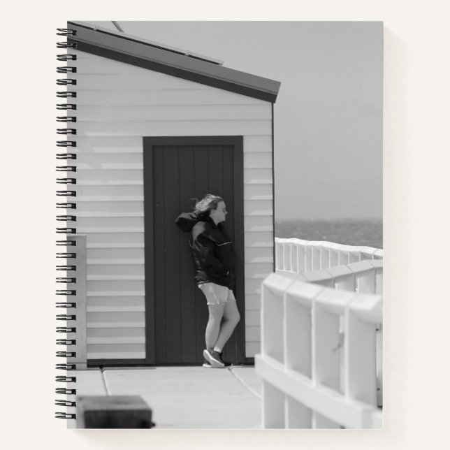 Der ewige Denker, verloren in Gedanken - Notebook Notizbuch (Vorderseite)