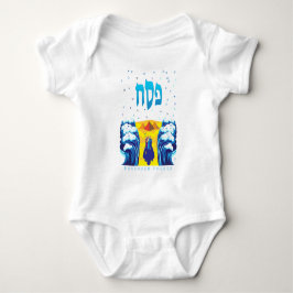Der Exodus von Pessach Moses & Israeliten aus Ägyp Baby Strampler