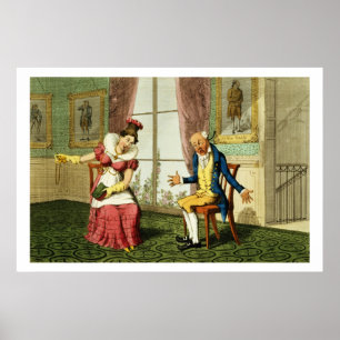 Der Expostulation, Kneipe. durch G. Humphrey, 1821 Poster