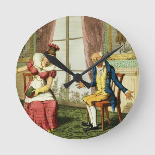 Der Expostulation, Kneipe. durch G. Humphrey, 1821 Runde Wanduhr