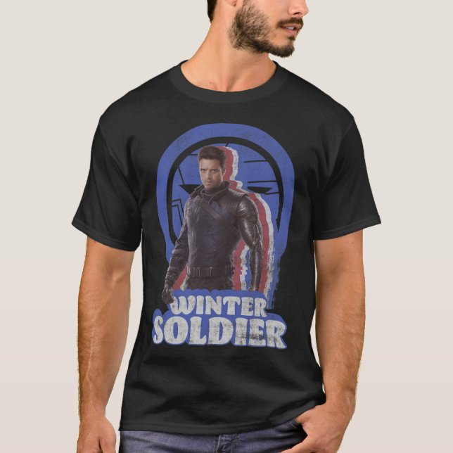 Der Falken und der Wintersoldat Bucky Ret werden s T-Shirt (Vorderseite)