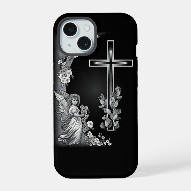 Der Fall Cross iPhone/iPad iPhone 15 Hülle (Rückseite)