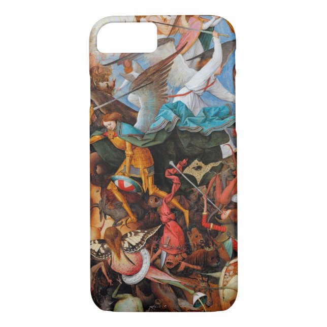 Der Fall der Engel der Rebellen, Pieter Bruegel Case-Mate iPhone Hülle (Rückseite)