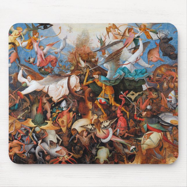 Der Fall der Engel der Rebellen, Pieter Bruegel Mousepad (Vorne)