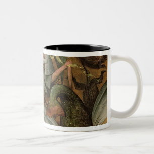 Der Fall der Rebellenengel, 1562 Zweifarbige Tasse