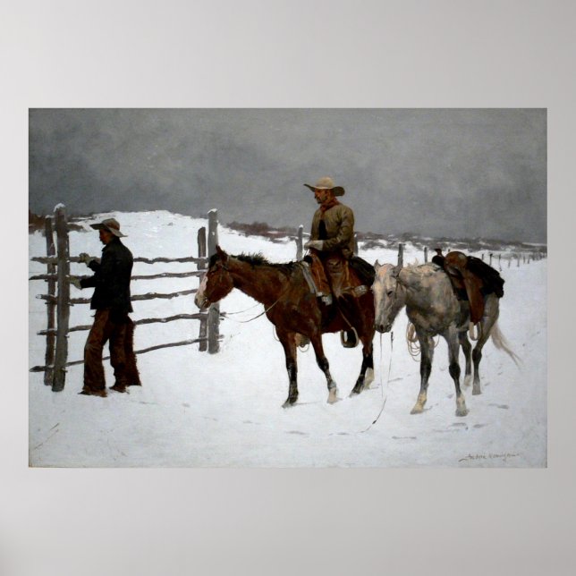 Der Fall des Cowboy Poster (Vorne)