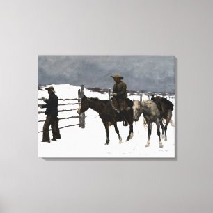 Der Fall des Cowboys 1895 Frederic Remington Leinwanddruck