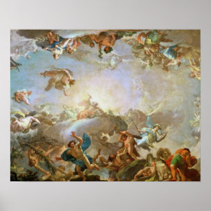 Der Fall des Giants, der Olymp, 1764 belagert (oi Poster