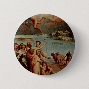 Der Fall des Ikarus-Ovals von Manzuoli Tommaso D'A Button