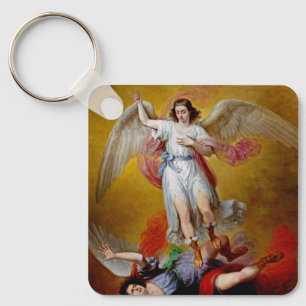 Der Fall des Luzifer von Antonio Maria Esquivel  Schlüsselanhänger