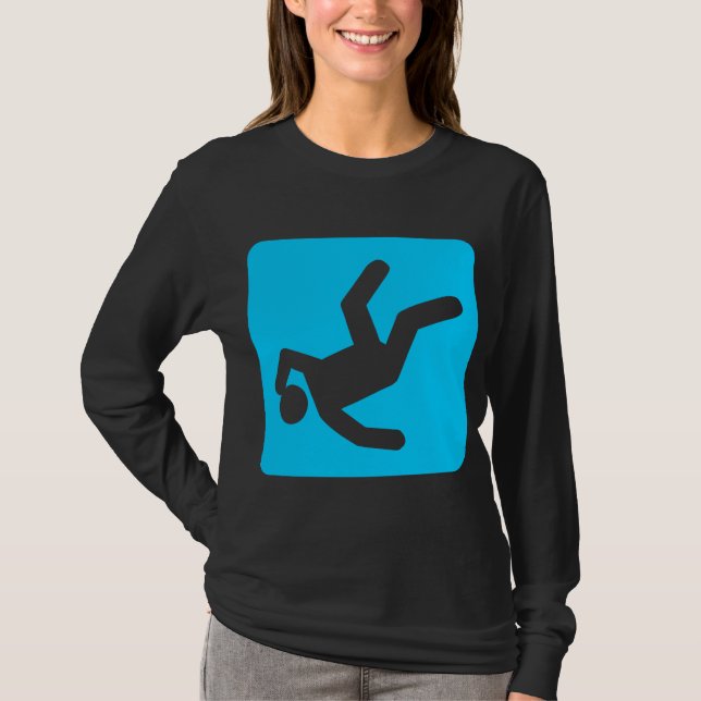 Der Fall des Menschen - Sky Blue T-Shirt (Vorderseite)