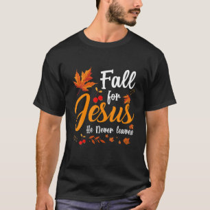 Der Fall für Jesus Verlasse nie Herbstkostüm Jes T-Shirt
