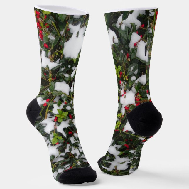 Der Fall "Holly with Snow Wallet" Socken (Gewinkelt)