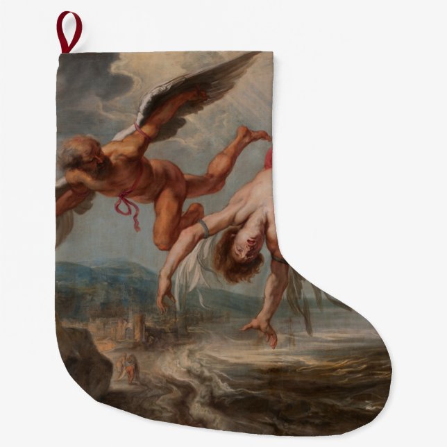 Der Fall Ikarus (von Jakob Peter Gowy) Großer Weihnachtsstrumpf (Vorderseite)