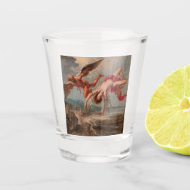 Der Fall Ikarus (von Jakob Peter Gowy) Schnapsglas