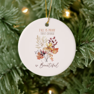 Der Fall ist ein Beweis dafür, dass der Wandel wun Keramik Ornament