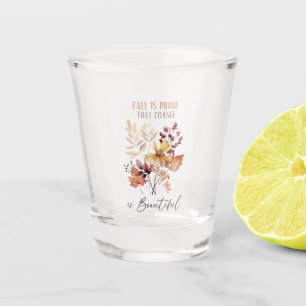 Der Fall ist ein Beweis dafür, dass der Wandel wun Schnapsglas