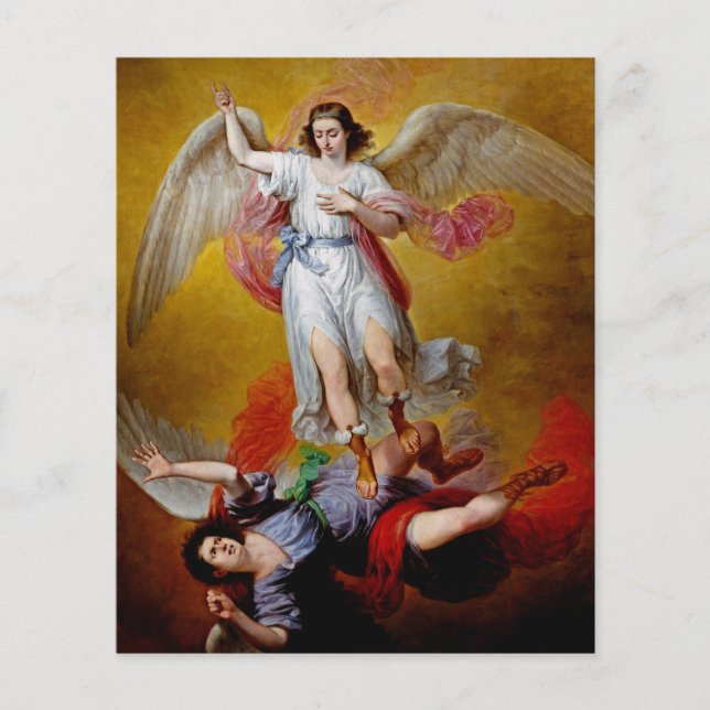 Der Fall Lucifers durch Antonio Maria Esquivel (Vorderseite)