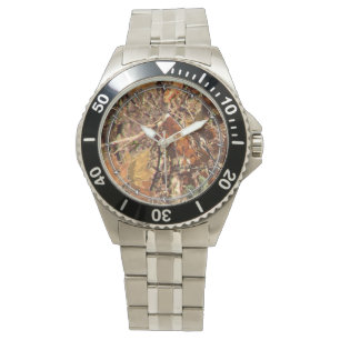 Der Fall-Natur-Tarnungs-Malerei-Dekor des Jägers Armbanduhr