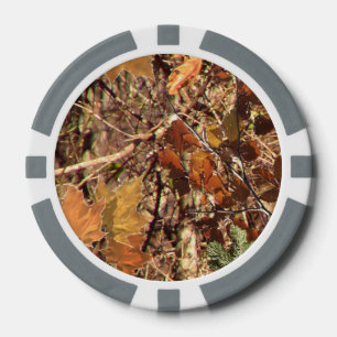 Der Fall-Natur-Tarnungs-Malerei-Dekor des Jägers Pokerchips