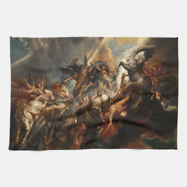 Der Fall Phaetons Geschirrtuch (Horizontal)
