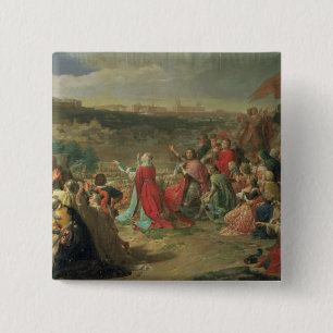 Der Fall von Granada im Jahre 1492, 1890 Button