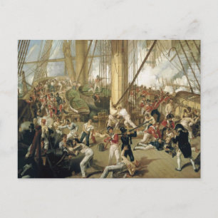 Der Fall von Nelson Postkarte