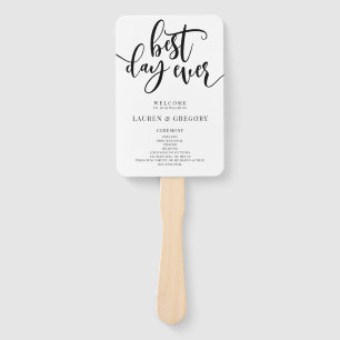 Der Fan des besten Hochzeitsprogramms für jeden Ta Fächer