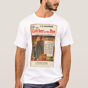 Der Fänger in der Buchabdeckung für Roggen T-Shirt