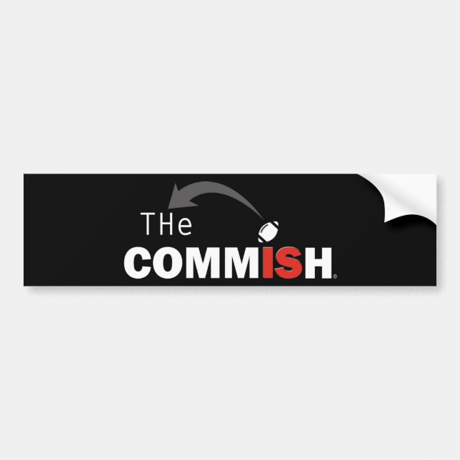 Der Fantasy Football-Autoaufkleber der Kommission Autoaufkleber (Vorne)