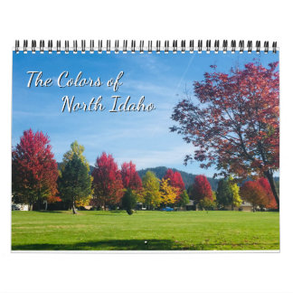 Der Farben von Nord-Idaho 18-Monatskalender Kalender