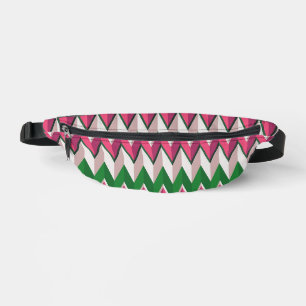 „Der farbenfrohe Akkordeon-Look“ Druck Bauchtasche