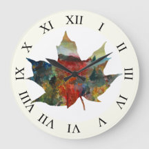 Der farbenfrohe Herbst, die leaf Art Wall